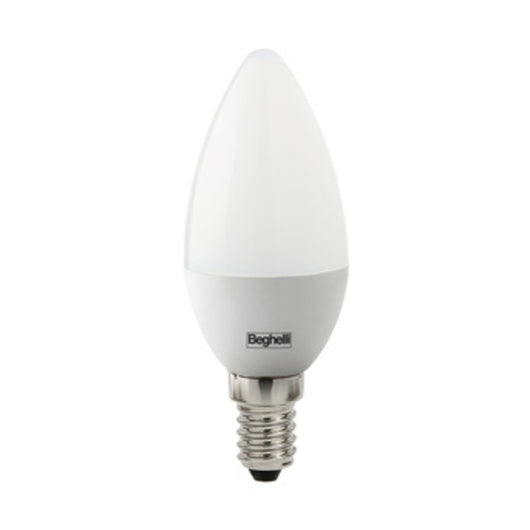 BEGHELLI LED OLIVA E14  5W 56820 FREDDA 6500K* PLAST- BEGHELLI- 10,0 pz