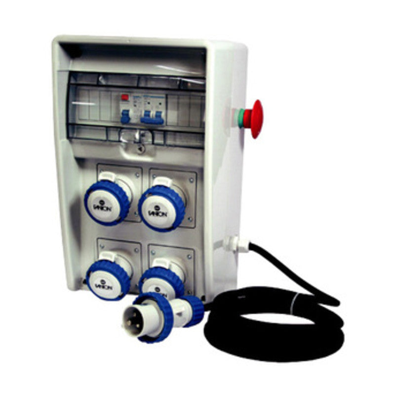 FME 74.324 QUADRO 4P CE 220V IP65 C/PULS EMER IP65- FANTON- 1,0 pz