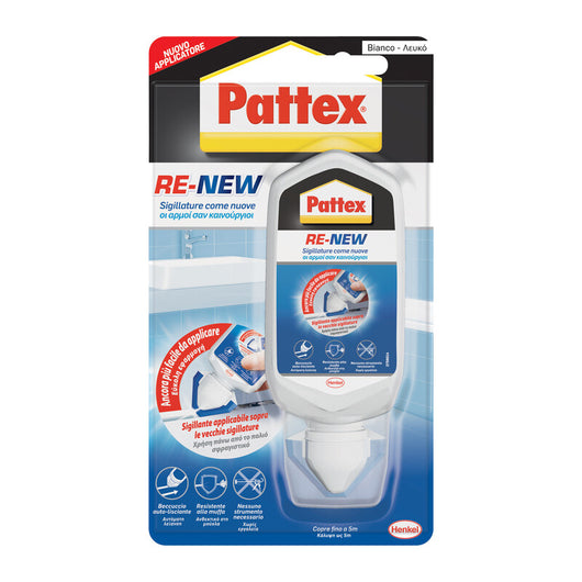 PATTEX BAGNO RE-NEW BIANCO 80 ML- 12,0 pz