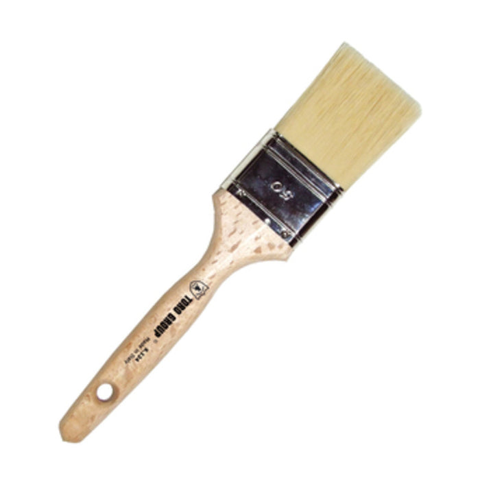 PENNELLESSA MISTA MANICO LEGNO S.124 50 MM- 12,0 pz