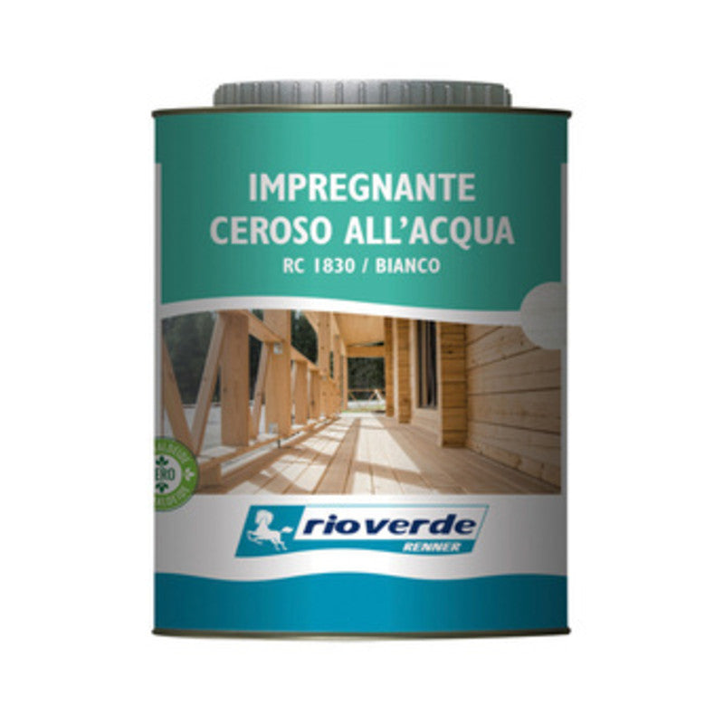 RIOVERDE RC 1830 IMPREGNANTE CEROSO 0,750 BIANCO- 6,0 pz