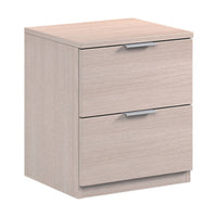 KIT COMODINO 2 CASSETTI 46X38X34 ROVERE CHIARO- FORES HABITAT- 1,0 pz