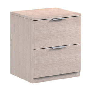 KIT COMODINO 2 CASSETTI 46X38X34 ROVERE CHIARO- FORES HABITAT- 1,0 pz