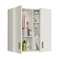 KIT PENSILE 2 ANTE MULTIUSO 59X27XH60 CM BIANCO- FORES HABITAT- 1,0 pz