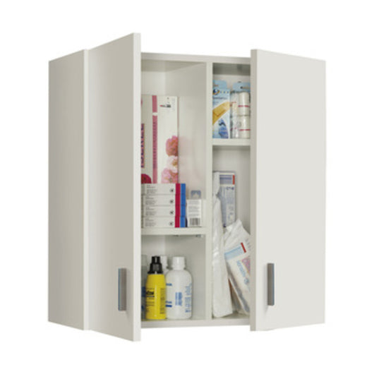 KIT PENSILE 2 ANTE MULTIUSO 59X27XH60 CM BIANCO- FORES HABITAT- 1,0 pz