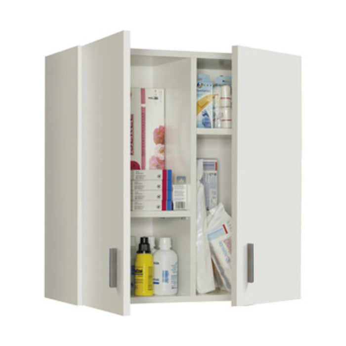 KIT PENSILE 2 ANTE MULTIUSO 59X27XH60 CM BIANCO- FORES HABITAT- 1,0 pz