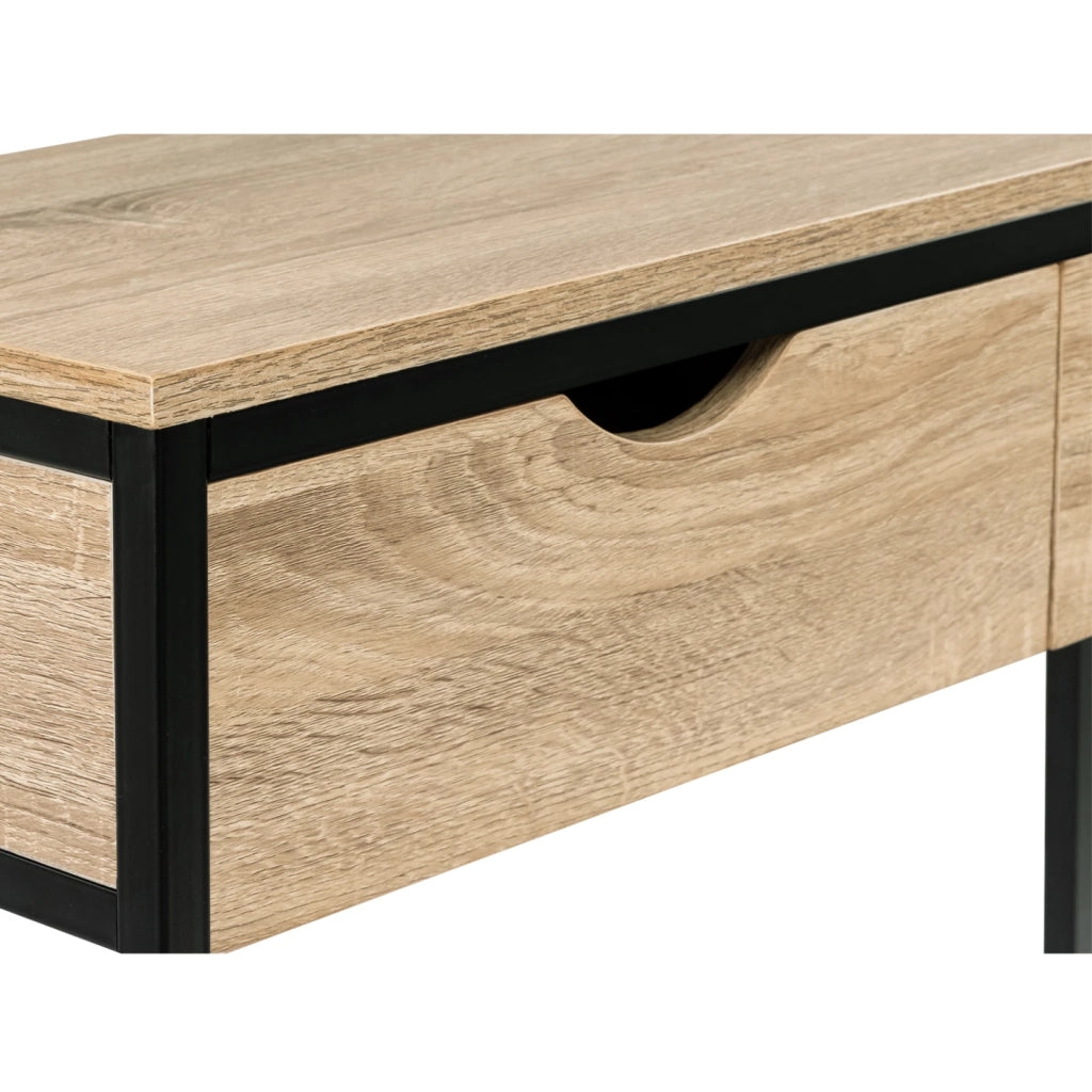 IDMarket - Consolle a 2 cassetti dal design industriale DETROIT