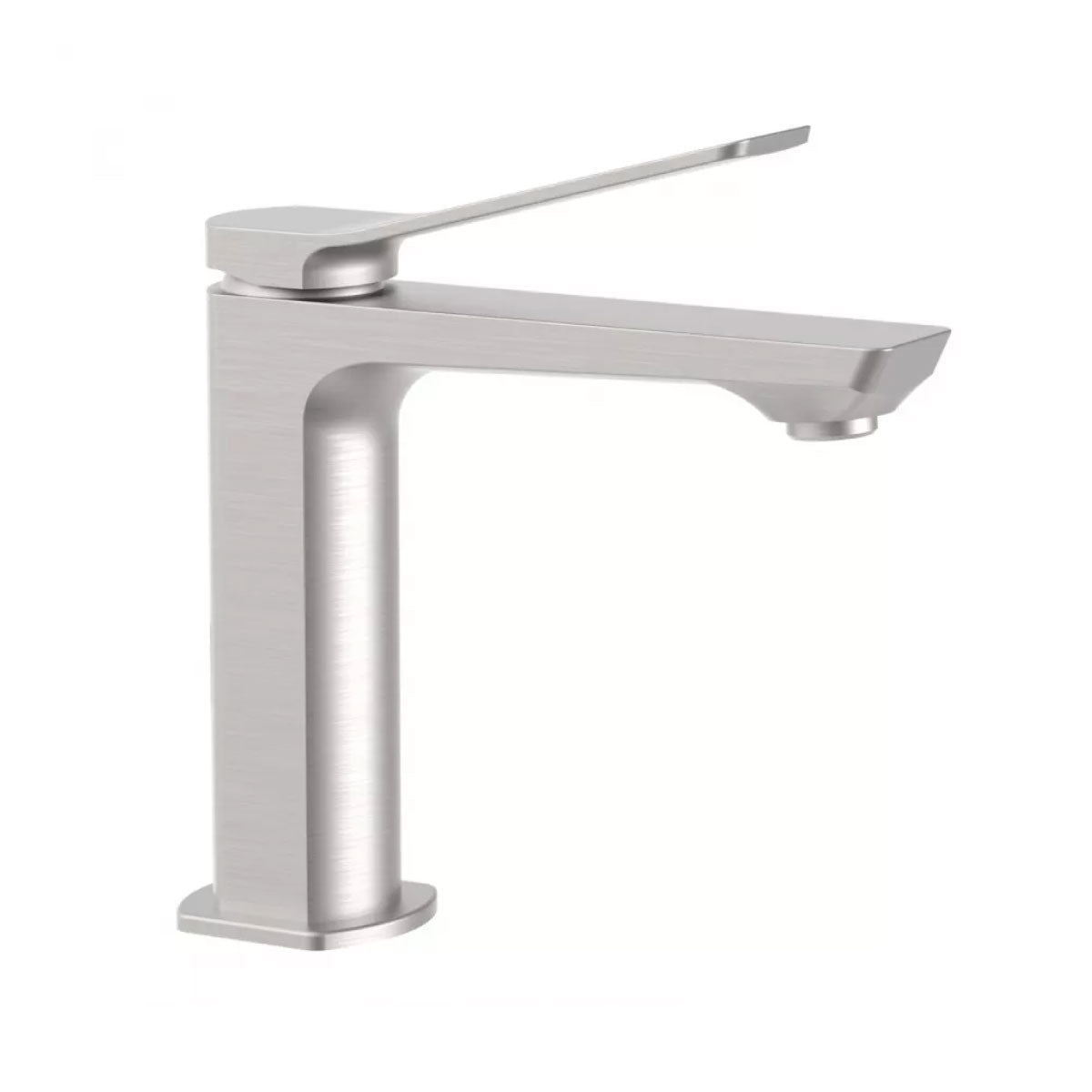 RUBINETTO MISCELATORE MONOCOMANDO STEEL LOOKING PER LAVABO SERIE TILT - 3/8 - SENZA PILETTA - STEEL LOOKING  - PAF