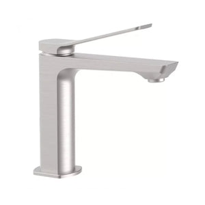 RUBINETTO MISCELATORE MONOCOMANDO STEEL LOOKING PER LAVABO SERIE TILT - 3/8 - SENZA PILETTA - STEEL LOOKING  - PAF