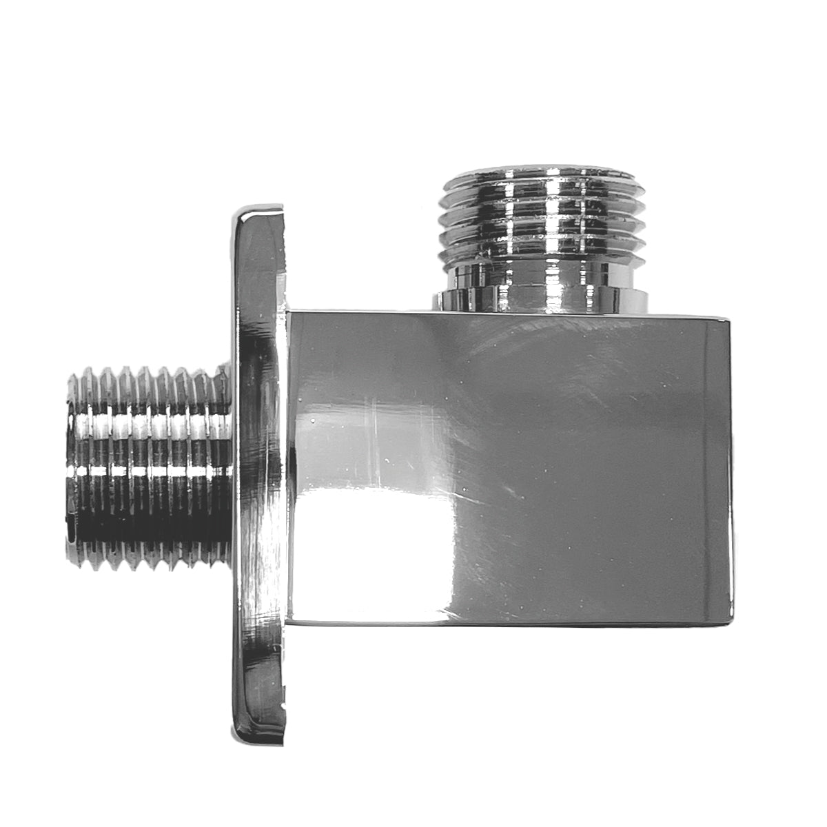 PRESA ACQUA QUADRA A MURO IN OTTONE CROMATO - 1/2