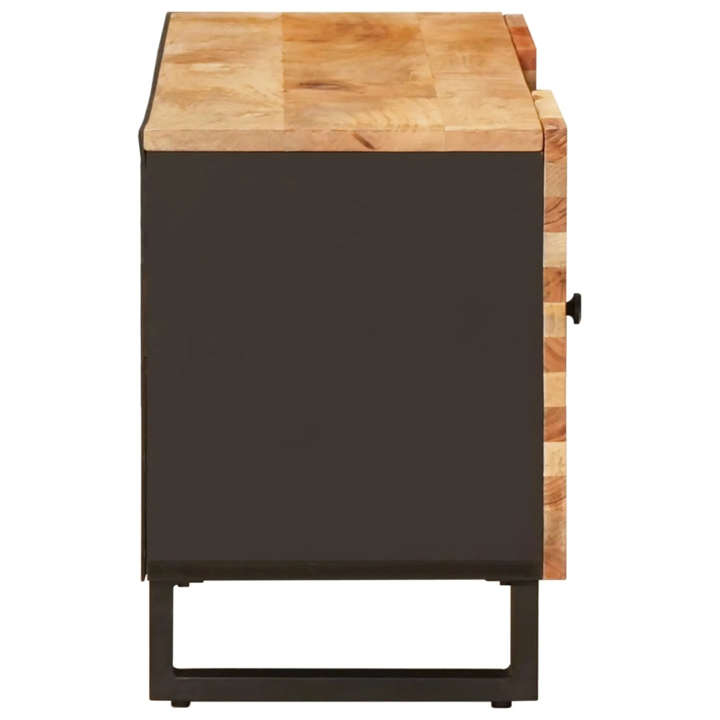 Mobile TV Marrone 105 x 33 x 46 cm Legno di mango massello 4018296