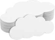 Decorazione per Muro e Classifica - 100 Stuks Uitsparingen di Carta Spessa Bianca - Decorazione per Prikbord e Camera da Bambino - Doppia Faccia Stampata