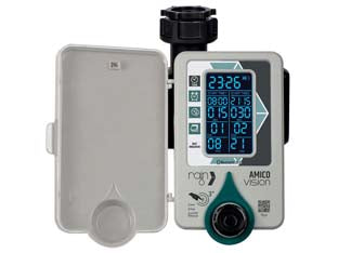 CENTRALINA PROGRAMMATORE AMICO VISION A BATTERIA RICARICABILE- - 1 stazione -  RAIN