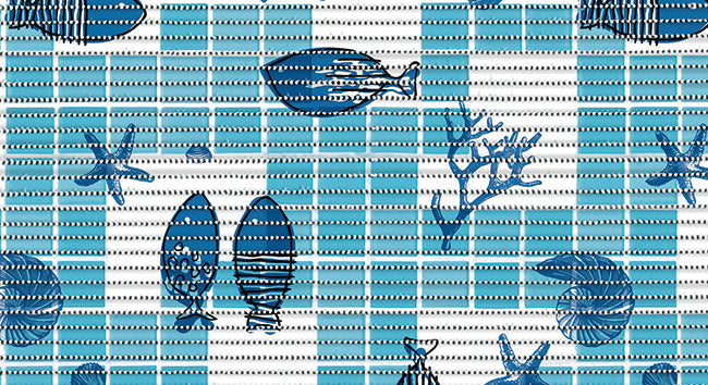 TAPPETO MULTIUSO IN PVC AQUAMAT 4111-1 Rotolo cm.65 (H) x 15 mt (L).