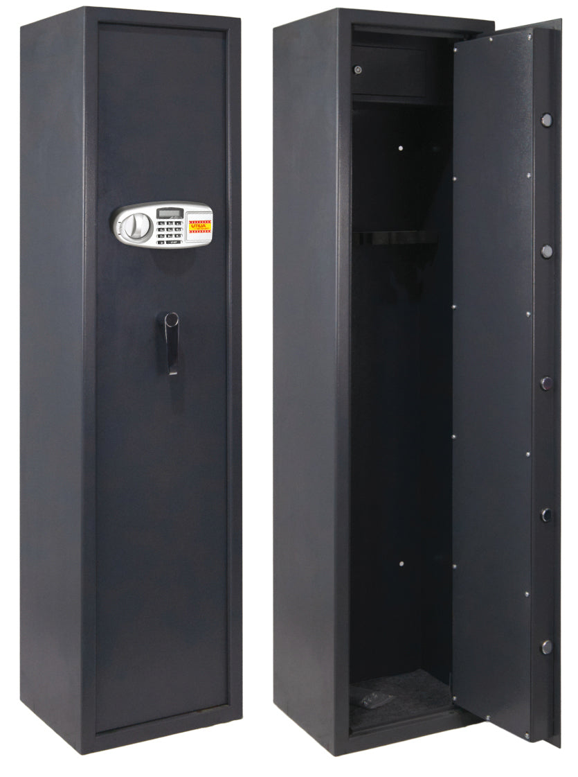 Utilia TOP Security ARMADIO PORTAFUCILI ELETTRONICO 7 posti mm.400x280x1480 h
