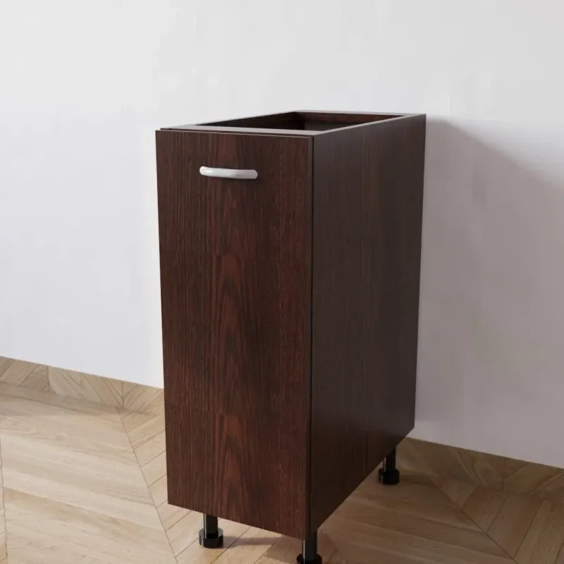 Mobile Base 30 Compreso Di Anta. H 72 Cm L 30 Cm P 55.5 Cm. Spedizione In Kit Wenge