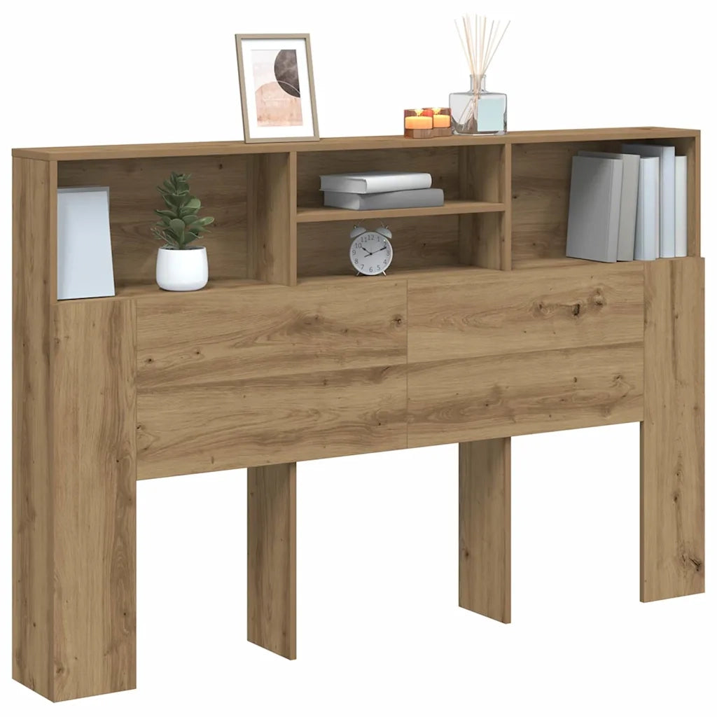 Testiera con Contenitore Artigianale 160x19x103,5cm Multistrato 856871