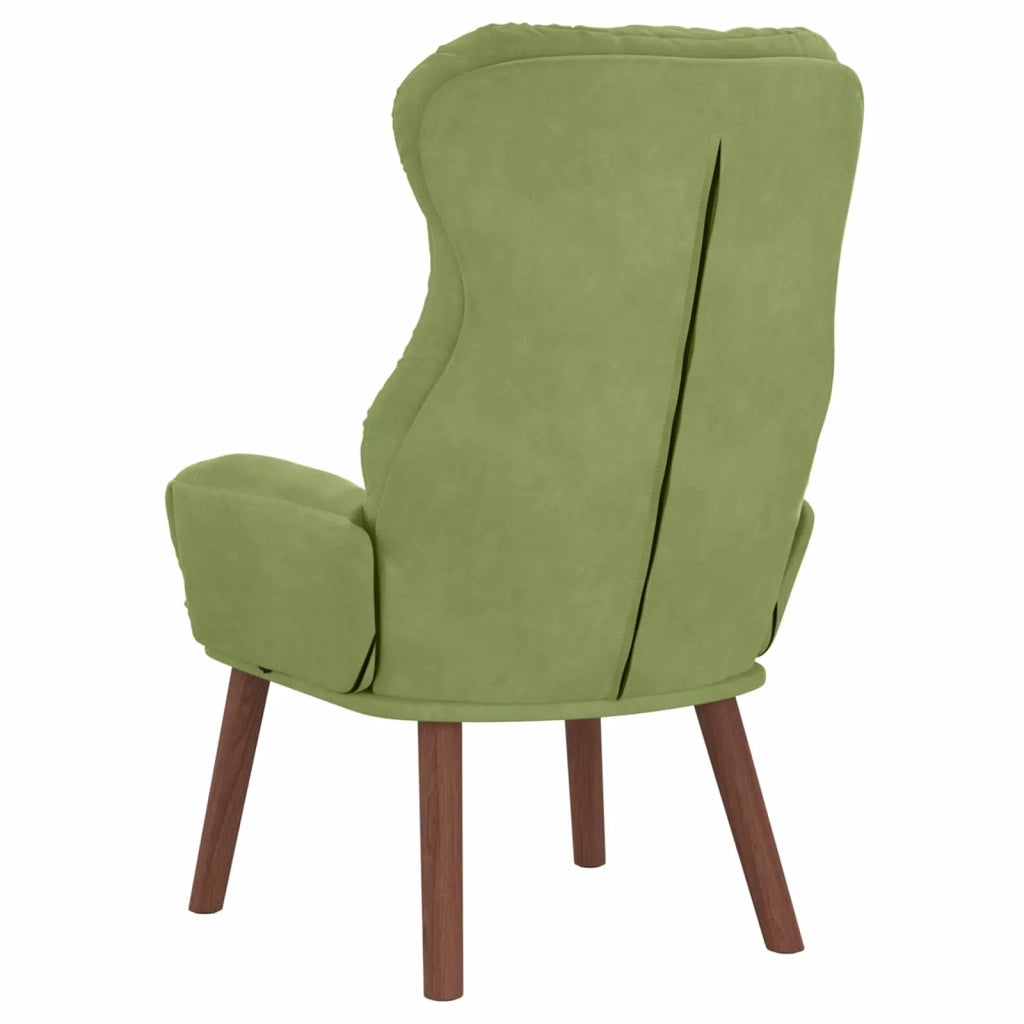 Divano Sedia-Poltrona Verde chiaro 69 x 74 x 93 cm Velluto