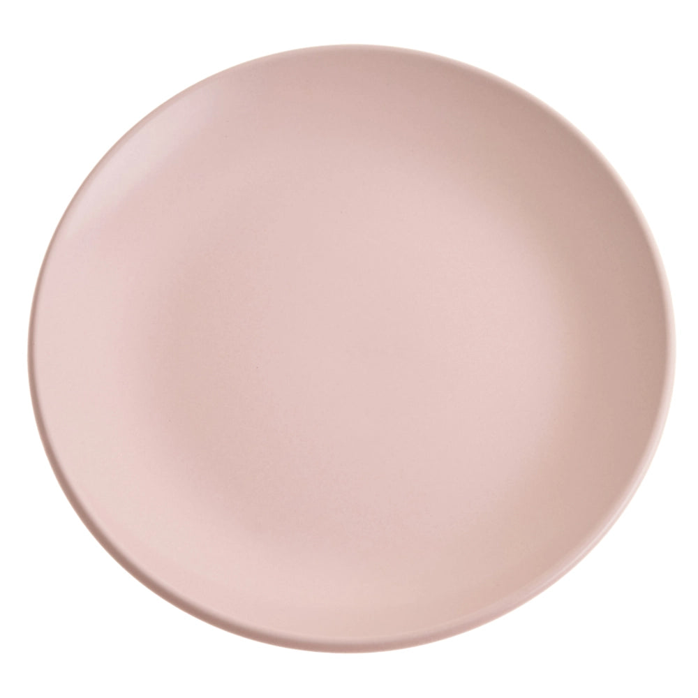 Set di 18 piatti in gres rosa con finitura smaltata a mano per 6 persone cucina e sala da pranzo