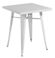 Cheonda - Tavolo Lamiera 60X60         2 Pz Colore: Avorio