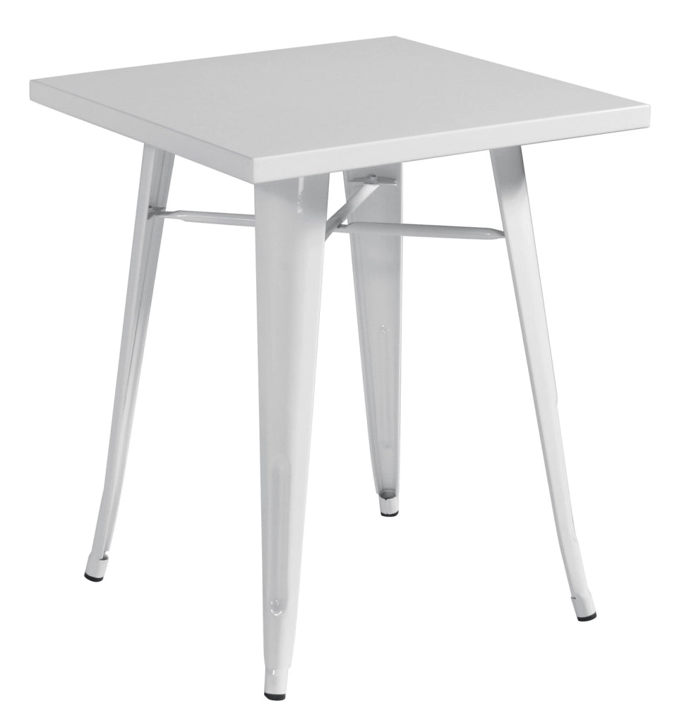 Cheonda - Tavolo Lamiera 60X60         2 Pz Colore: Avorio