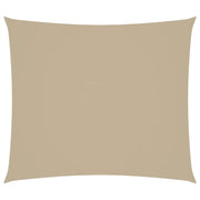 Parasole a Vela Oxford Rettangolare 2,5x3 m Beige