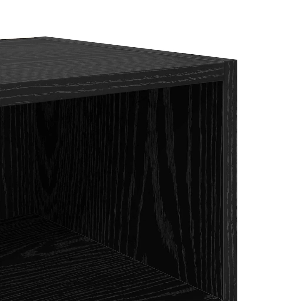 Armadio da Notte Rovere Nero 40 x 30 x 50 cm 875102