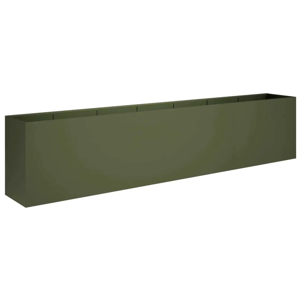 Vaso da giardino Verde Oliva 280 x 40 x 60 cm 8005907