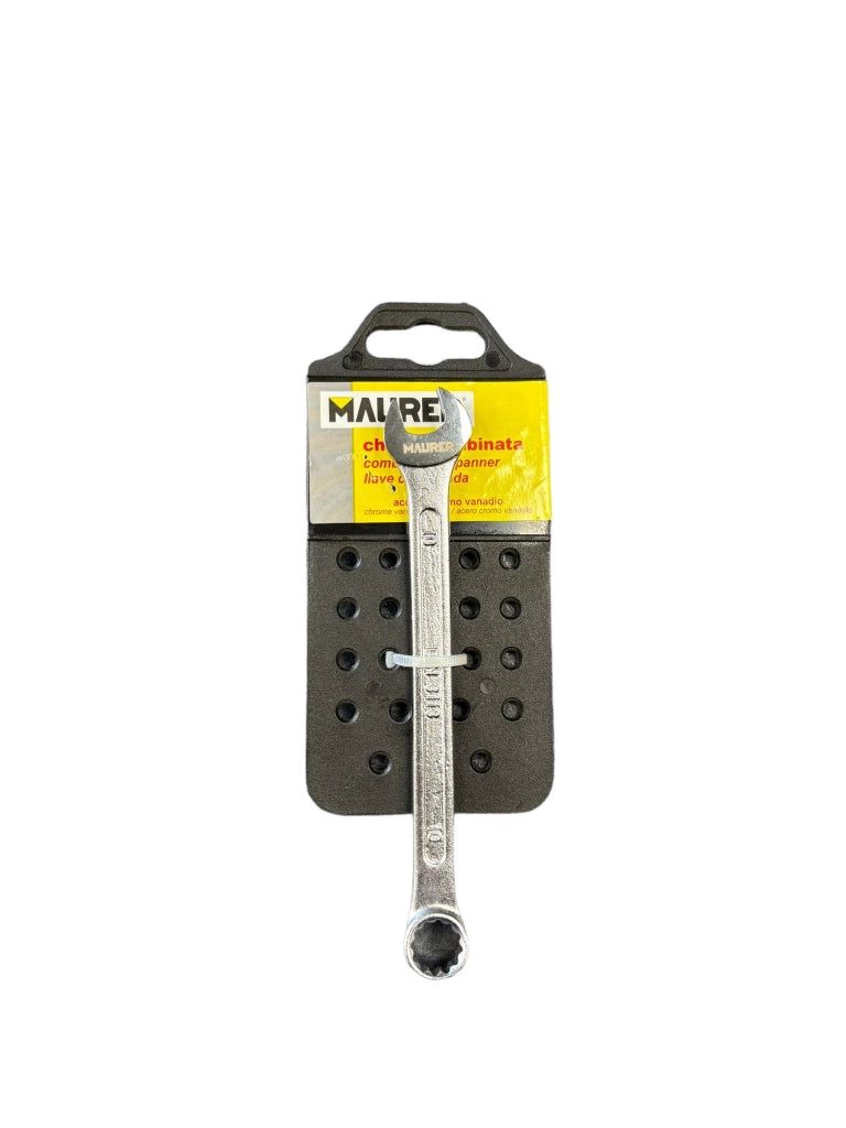 CHIAVE COMBINATA 10mm MAURER PLUS FISSA STELLA VARIE MISURE IN ACCIAIO