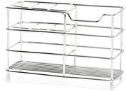 Organizzatore per spazzolini da denti con fissaggio a muro - realizzato in acciaio inossidabile - con funzione antiscivolo - per la stanza da bagno - caricatore elettrico per spazzolini da denti - progettato per essere duraturo
