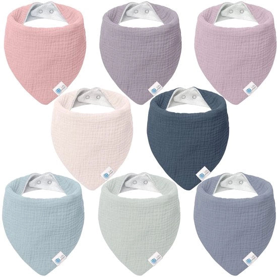 Sciarpe per Bambini Muslin Driehoek (8-pack, Unicorno dei Sogni)