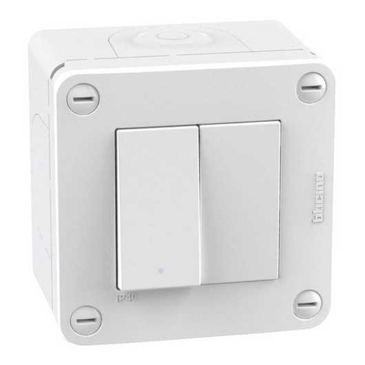 bticino jw4005 serie matixgo interruttore basculante 1p(no) 10a 250v 1 modulo