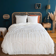 Set biancheria da letto con archi in cotone lavato, 2 posti