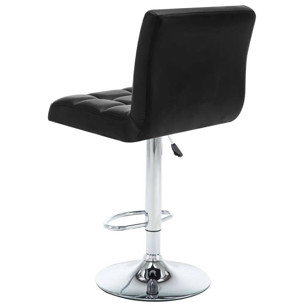 Sgabelli da Bar 2 pz Neri in Similpelle cod mxl 63104