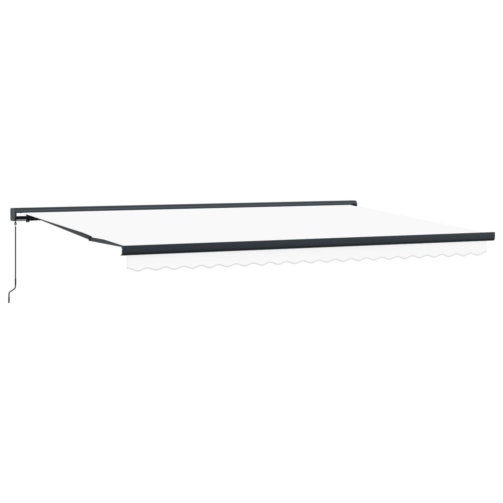 Tenda Retrattile Manuale  Bianca 500x300 cm