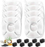 8 pezzi dispenser filtro cotone dispenser filtro a maglia filtro cotone