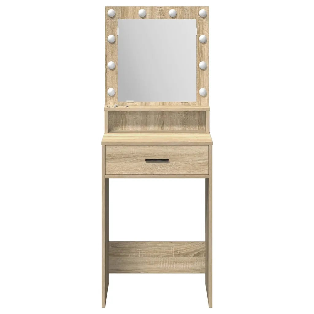 Tavolo da Trucco con cassetto Rovere Sonoma 50 x 41 x 135 cm 865093