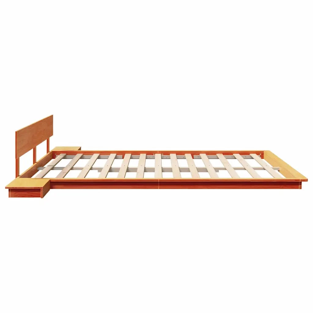 Struttura del letto Marrone 180 x 200 cm legno 872391