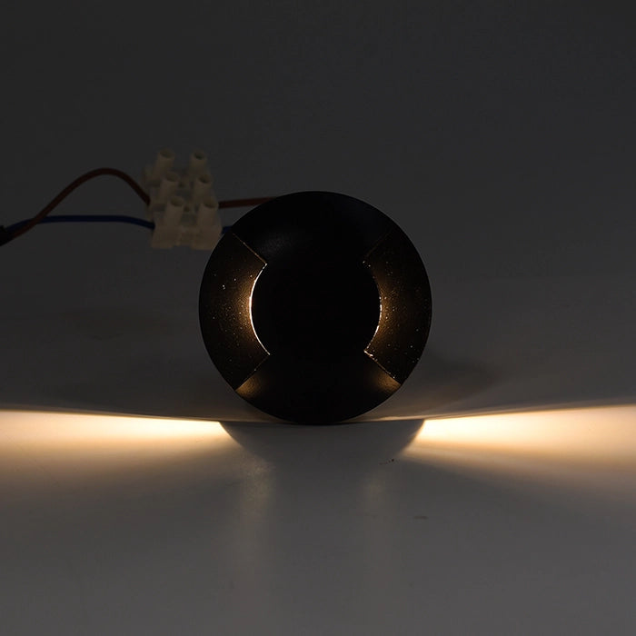 FARETTO LED SEGNAPASSO CALPESTABILE DA 1W LUCE CALDA 3000K - SOLUZIONE IDEALE PER VIALI GIARDINI PARCHEGGI E AREE PEDONALI