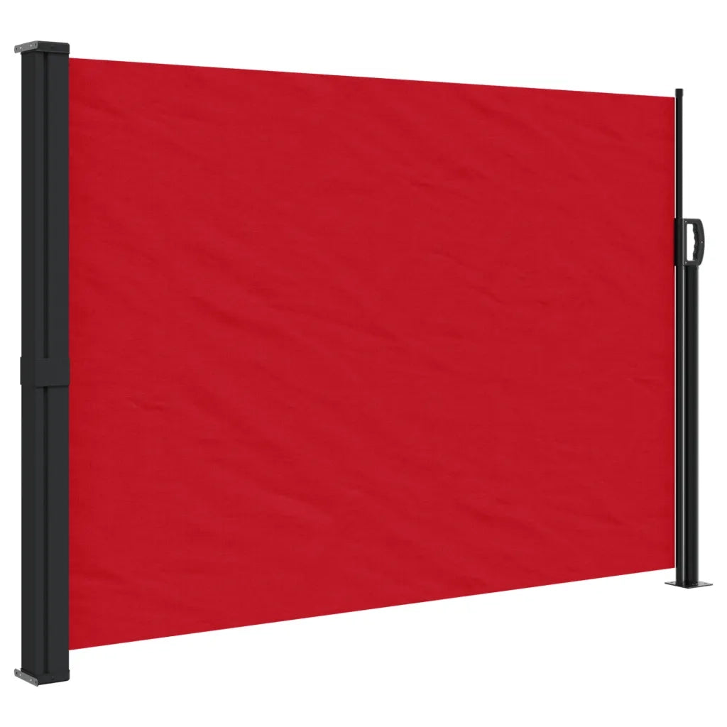 Tenda da Sole Laterale Retrattile Rossa 140x600 cm