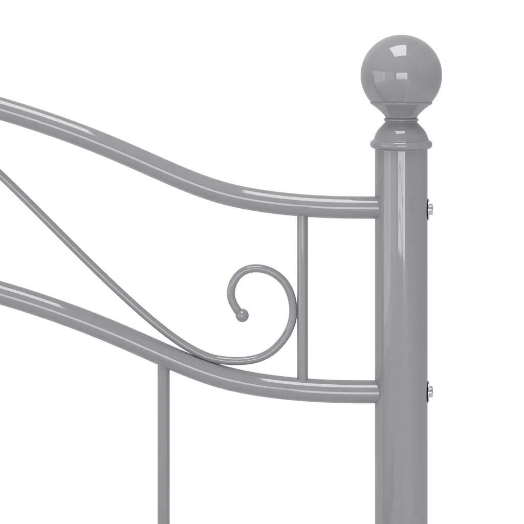 Giroletto Grigio in Metallo 90x200 cm 324990