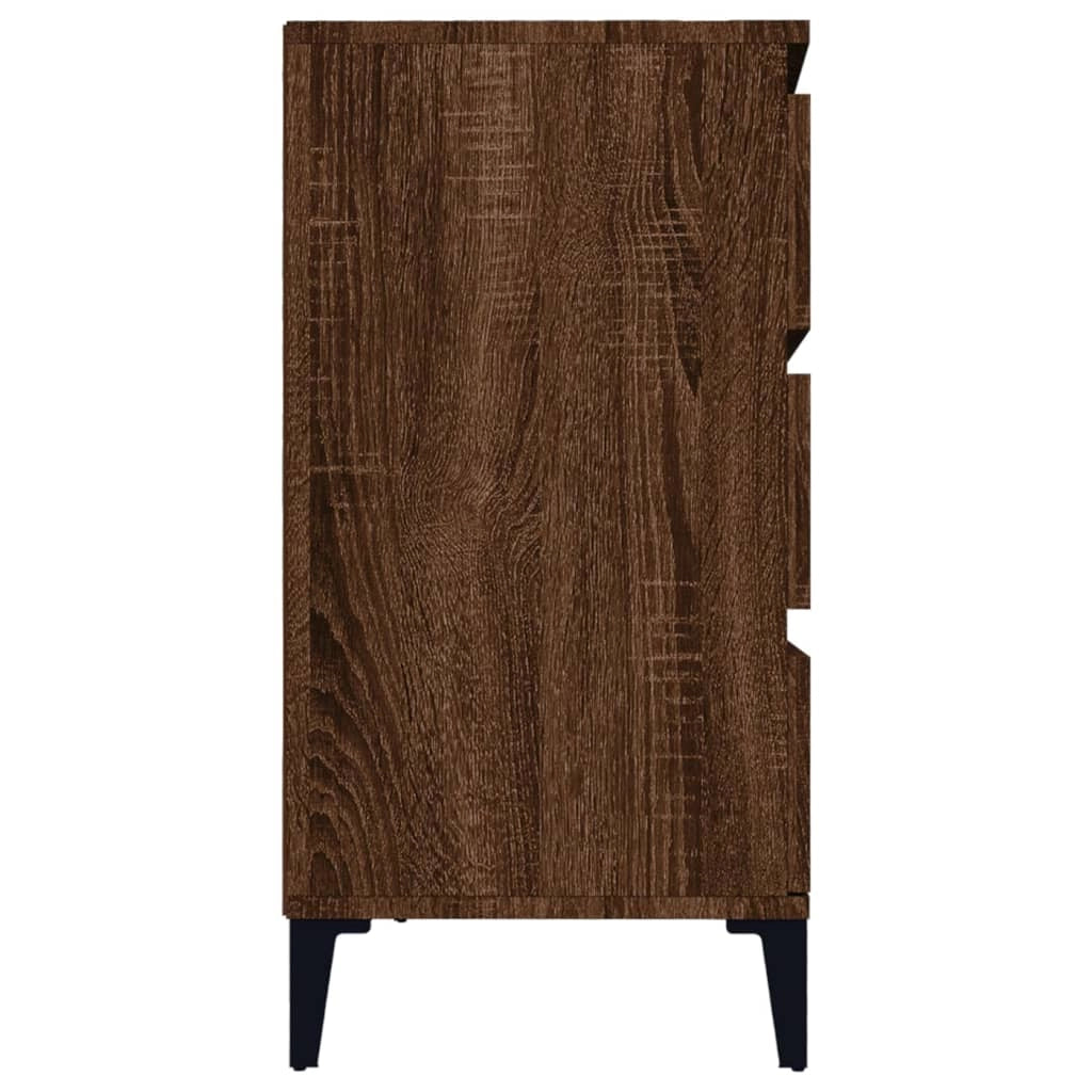 Buffet credenza cassettiera armadio mobile contenitore organizer per cucina soggiorno salotto 60 x 35 x 70 cm legno ingegnerizzato marrone 02_0031295