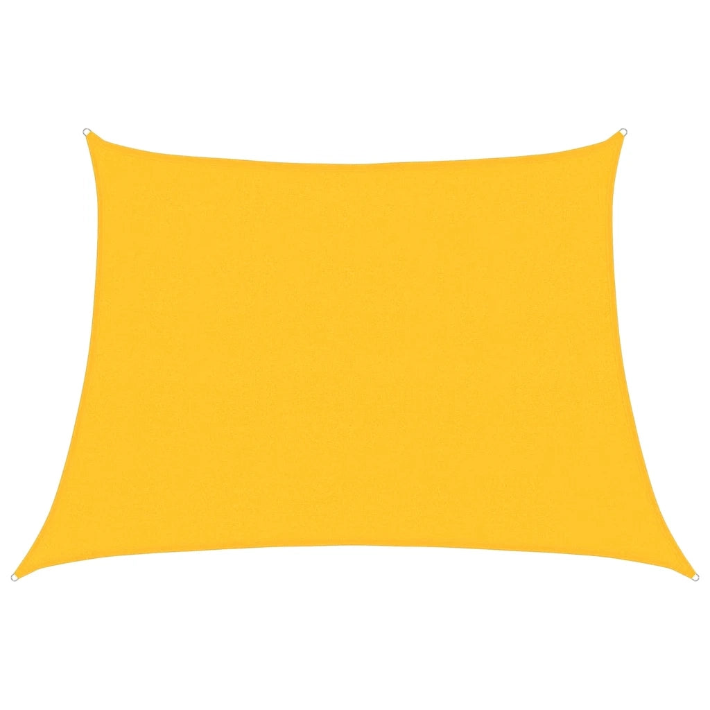 Vela Parasole 160 g/mÂ² Trapezio Giallo 4/5x3 m in HDPE