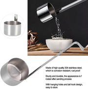 Cucchiaino da Vino in Acciaio Inossidabile - Misura del Vino - Antiossidante - Bottiglia da Servire - Supporto da Appendere - Design Sostenibile - Cucchiaino da Misura