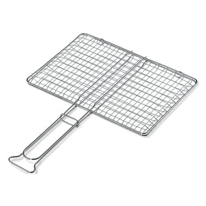 GRATICOLA DOPPIA IN ACCIAIO cm 27 x 37  - OMPAGRILL