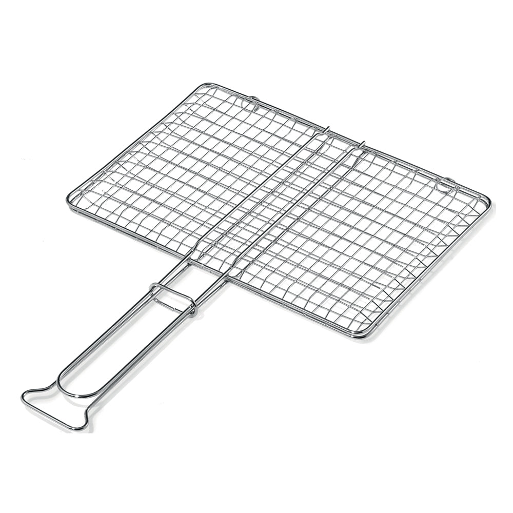 GRATICOLA DOPPIA IN ACCIAIO cm 35x40  - OMPAGRILL