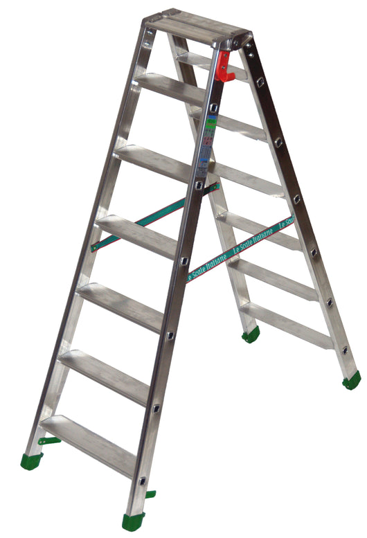 Facal SCALA DOPPIA IN ALLUMINIO DUPLA  6 gradini + pianetto