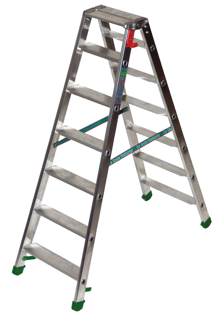 Facal SCALA DOPPIA IN ALLUMINIO DUPLA  6 gradini + pianetto