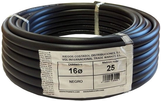 Irrigazione a gocce 16 mm - Tubo PE liscio - Tubo per irrigazione - Giardino/terrazzo - Materiale di alta qualità - Duraturo e flessibile - Tubo per irrigazione