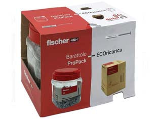 TASSELLO IN NYLON CON VITE PROPACK SX-S- - ø mm.8x40 vite mm.5x50, cf pz.200 - 1 confezione FISCHER